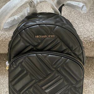 Michael Kors Abbey Quilted Backpack